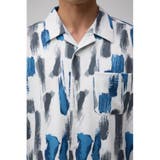 ランダムペイント開襟シャツ | AZUL BY MOUSSY | 詳細画像8