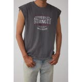 L/BLK1 | ピグメントグラフィックノースリーブトップス | AZUL BY MOUSSY