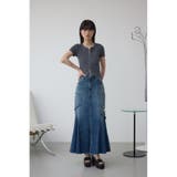 AZUL DENIM ダメージマーメイドスカート | AZUL BY MOUSSY | 詳細画像17