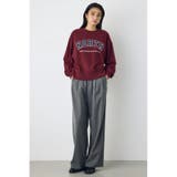 カレッジワッペンロゴ裏毛トップス | AZUL BY MOUSSY | 詳細画像22