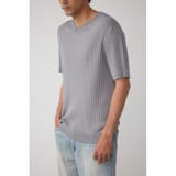 GRY | リブVネックニット | AZUL BY MOUSSY