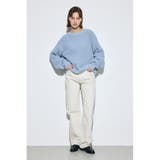 畔編みリラックスニットトップス | AZUL BY MOUSSY | 詳細画像18 