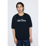 フロントロゴ半袖サマーニット | AZUL BY MOUSSY | 詳細画像3 
