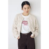 ダブルジップニットカーディガン | AZUL BY MOUSSY | 詳細画像1 
