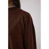 格上げ ダブルネックデザインニットトップス | AZUL BY MOUSSY | 詳細画像29 