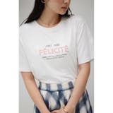 WHT | ソフトタッチロゴTシャツ | AZUL BY MOUSSY