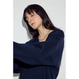 スウェットライクVネックニット | AZUL BY MOUSSY | 詳細画像17 