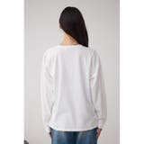 スタッズロゴロングスリーブTシャツ | AZUL BY MOUSSY | 詳細画像7 