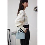 デニムミニダブルジッパーバッグ | AZUL BY MOUSSY | 詳細画像2 