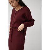 FRONT BUTTON BLOUSING RIB OP | AZUL BY MOUSSY | 詳細画像32 
