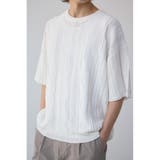 O/WHT1 | クージー半袖ニット | AZUL BY MOUSSY