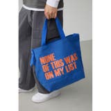 BLU | 2WAYカラーロゴトートバッグ | AZUL BY MOUSSY