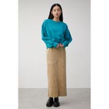 FAUX SUEDE SLIT SKIRT | AZUL BY MOUSSY | 詳細画像14 
