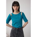 デザインネックショートTシャツ | AZUL BY MOUSSY | 詳細画像32 