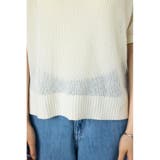 畔編み半袖ニットトップス | AZUL BY MOUSSY | 詳細画像10 