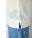 畔編み半袖ニットトップス | AZUL BY MOUSSY | 詳細画像11 