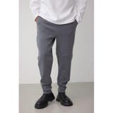 GRY | ダブルニットスリムパンツ | AZUL BY MOUSSY