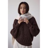 ソフトタッチニットフリンジストール | AZUL BY MOUSSY | 詳細画像1