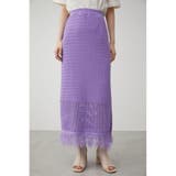 MESH CROCHET COMBI SKIRT | AZUL BY MOUSSY | 詳細画像12 