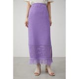 MESH CROCHET COMBI SKIRT | AZUL BY MOUSSY | 詳細画像15 