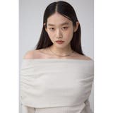 オフショルダーロングスリーブカットトップス | AZUL BY MOUSSY | 詳細画像2 