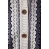 柄ニットカーディガン | AZUL BY MOUSSY | 詳細画像10 