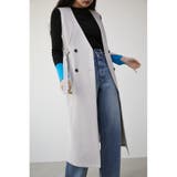 L/GRY1 | VENUS LONG GILET | AZUL BY MOUSSY
