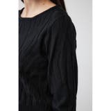 デザインジャガードニットトップス | AZUL BY MOUSSY | 詳細画像20
