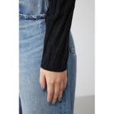 デザインジャガードニットトップス | AZUL BY MOUSSY | 詳細画像21