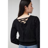 デザインジャガードニットトップス | AZUL BY MOUSSY | 詳細画像12