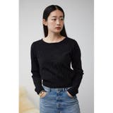 デザインジャガードニットトップス | AZUL BY MOUSSY | 詳細画像13