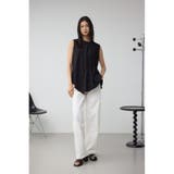 C/T冷感アシメギャザートップス | AZUL BY MOUSSY | 詳細画像4 