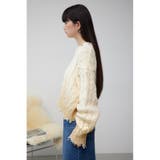 ダメージ箔グラデーションニットトップス | AZUL BY MOUSSY | 詳細画像5