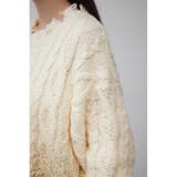 ダメージ箔グラデーションニットトップス | AZUL BY MOUSSY | 詳細画像8