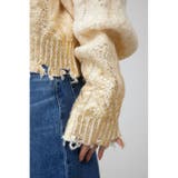 ダメージ箔グラデーションニットトップス | AZUL BY MOUSSY | 詳細画像9