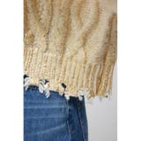 ダメージ箔グラデーションニットトップス | AZUL BY MOUSSY | 詳細画像10