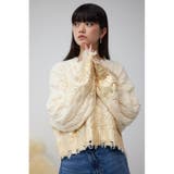 ダメージ箔グラデーションニットトップス | AZUL BY MOUSSY | 詳細画像2
