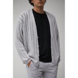 L/GRY1 | OPENWORK KNIT CARDIGAN | AZUL BY MOUSSY