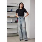 ファインタッチショートスリーブTシャツ | AZUL BY MOUSSY | 詳細画像14 