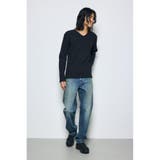 ヘビーワッフルVネックトップス | AZUL BY MOUSSY | 詳細画像17 