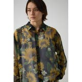 シアー総柄長袖シャツ | AZUL BY MOUSSY | 詳細画像12