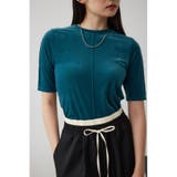 D/GRN3 | ベロア5分袖トップス | AZUL BY MOUSSY