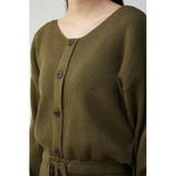 FRONT BUTTON BLOUSING RIB OP | AZUL BY MOUSSY | 詳細画像27 