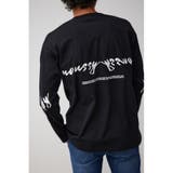 BLK | AZULBYMOUSSYバックロゴロンTEE | AZUL BY MOUSSY