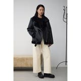 フェイクレザーB3ブルゾン | AZUL BY MOUSSY | 詳細画像4 