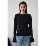 シアーコンビフレアスリーブニット | AZUL BY MOUSSY | 詳細画像4