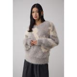 ニュアンスカウ柄Vネックニットトップス | AZUL BY MOUSSY | 詳細画像24 