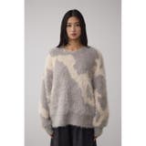 ニュアンスカウ柄Vネックニットトップス | AZUL BY MOUSSY | 詳細画像26 