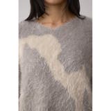 ニュアンスカウ柄Vネックニットトップス | AZUL BY MOUSSY | 詳細画像29 