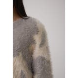 ニュアンスカウ柄Vネックニットトップス | AZUL BY MOUSSY | 詳細画像29 